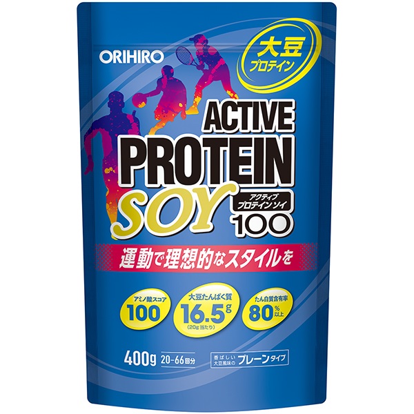 アクティブプロテインソイ 100 400g オリヒロ ORIHIRO オリヒロ