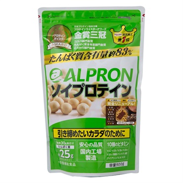 【新品未開封】ALPRONアルプロン　ウェイトダウン ソイプロテイン900g×3 アルプロン 【15%クーポン!】ソイプロテイン 900g ダイエット