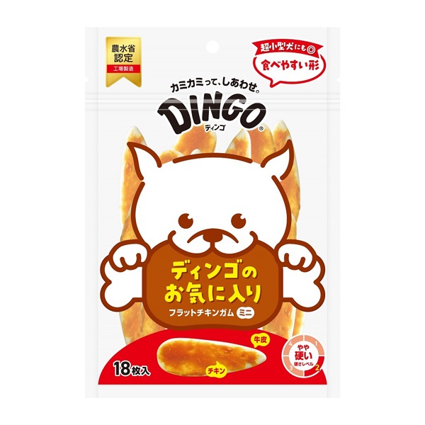 フラットチキンガム ミニ 18枚 ディンゴ DINGO スペクトラムブランズジャパン(18枚)