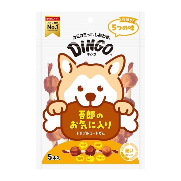 トリプルミートガム 5本 ディンゴ DINGO スペクトラムブランズジャパン(5本)