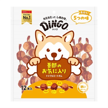 トリプルミートガム 12本 ディンゴ DINGO スペクトラムブランズ
