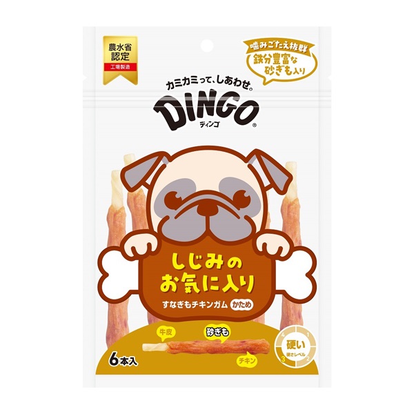 すなぎもチキンガム かため 6本 ディンゴ DINGO スペクトラムブランズジャパン(6本)