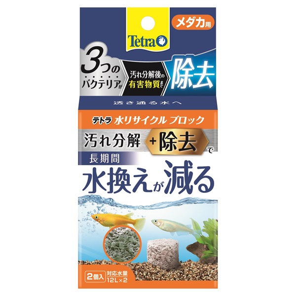 テトラ 水リサイクルブロック メダカ用 2個 Tetra スペクトラム