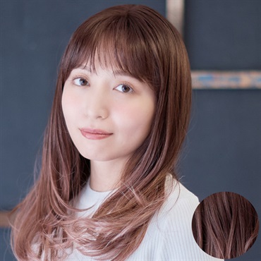 ゆるふわストロベリーロング ブラウンストロベリーグラデ
