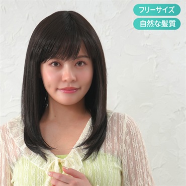 ルルナチュラルストレートロング ナチュラルブラック