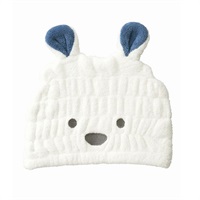 シービージャパン　カラリズーイ　吸水アニマルキッズキャップ(シロクマ)