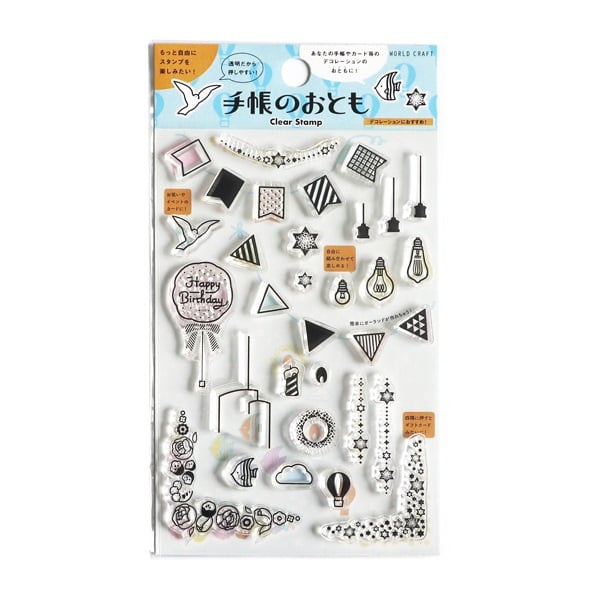 いろいろ クリアスタンプ バラ売り 第1弾 クリアスタンプ 手帳のおともガーランド | イオンスタイルオンライン