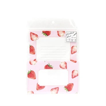 レターセット Strawberry