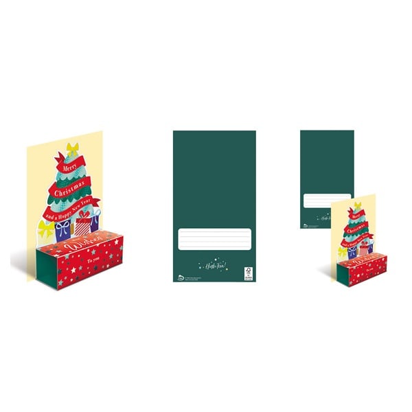 クリスマスカード ダイカット(ツリー)