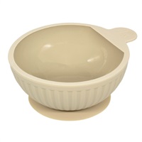 love my lil ラブマイリル 吸盤付きシリコンボウル バニラ 4ヶ月頃～ 食器 ベビー(4571369272743)