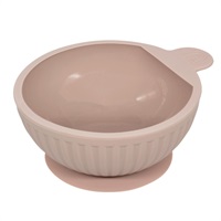 love my lil ラブマイリル 吸盤付きシリコンボウル ピーチ 4ヶ月頃～ 食器 ベビー(4571369272774)