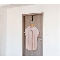 ドアフックハンガー2連　2個セット(ブラック)