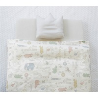 【美品】ベビー布団　9点セット ミニ組布団7点セット アニマルZu ナチュラル ベビー寝具