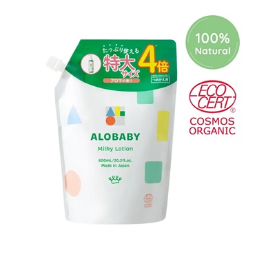 ALOBABY アロベビー ミルクローション つめかえ用 アロマの香り 600ml