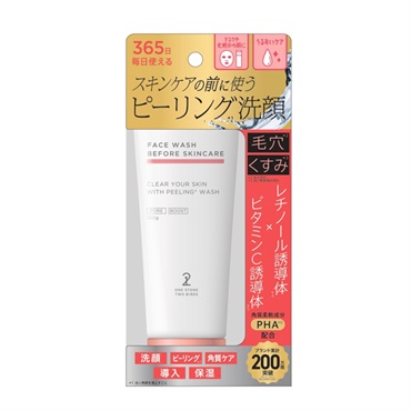スキンケア前に使うピーリング導入洗顔 CR 120g ワンストーン
