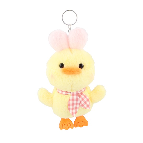 ぬいぐるみ キーホルダー POKKE 黄色 クマ（しろたんタウン楽天