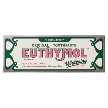ユーシモール ホワイトピンク ピーチフローラルミントの香り 106g EUTHYMOL 銀座ステファニー化粧品 【医薬部外品】