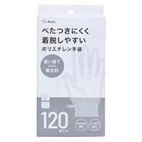 ポリエチレン手袋　120P　透明(120P)