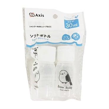 ソフトボトル 30ml×2Pシマエナガ柄