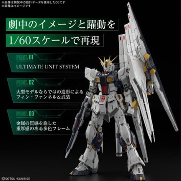 ガンダム PG UNLEASHED 1/60 νガンダム お一人さま1点限り