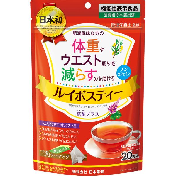 ルイボスティー葛花プラス 20包 日本薬健 【機能性表示食品】(20包)