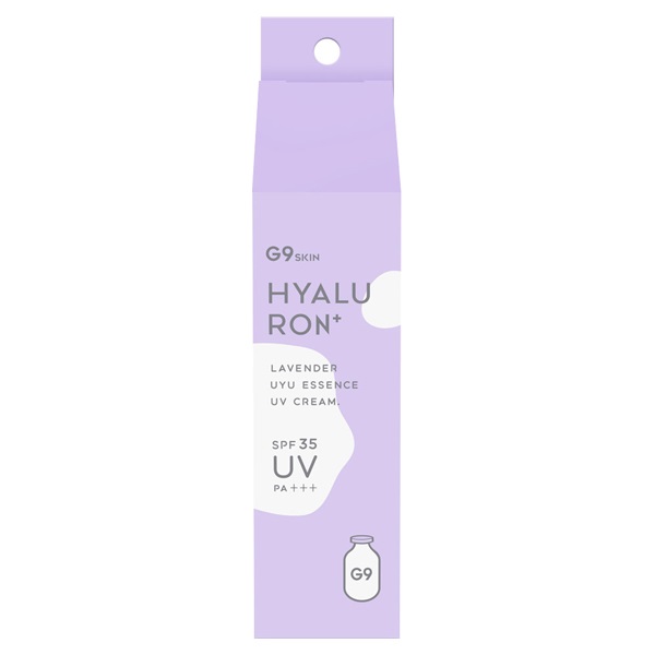 カシー化粧品はうる G9 SKIN UYU ESSENCE UV CREAM HYALURON ラベンダークリーム 25g