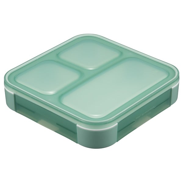 薄型弁当箱　抗菌フードマン５００(グリーン)