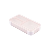 薄型弁当箱 抗菌フードマン400(ライトピンク)