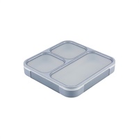 薄型弁当箱 抗菌フードマン800(グレー)