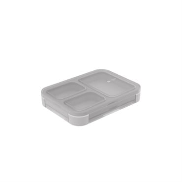薄型弁当箱 抗菌フードマン700(アッシュグレー)