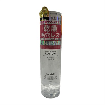 morefull モアフル ナノバブルローション 化粧水 morefull / ナノバブルローションの公式商品情報｜美容・化粧品