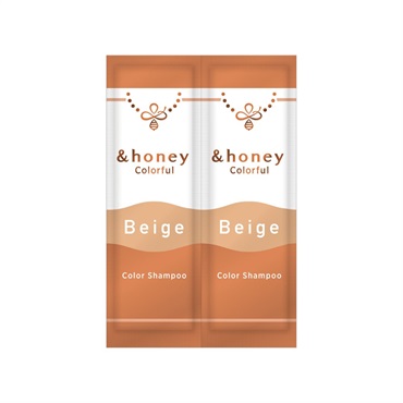 &honey アンドハニー カラフル カラーシャンプー ミルクティーベージュ