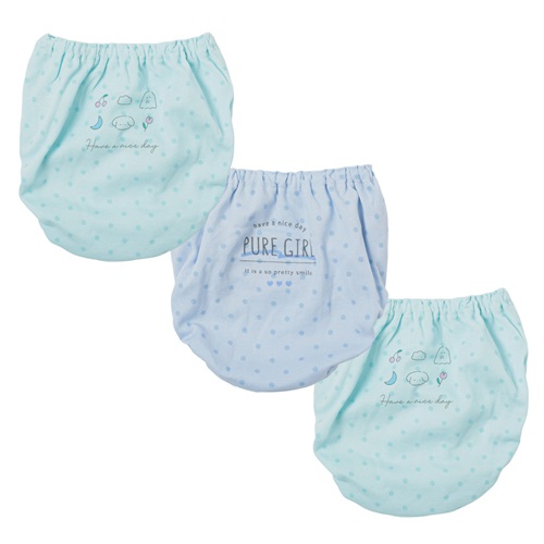 DRYらくがきロゴショーツ2枚組プラス１ キッズ 女の子