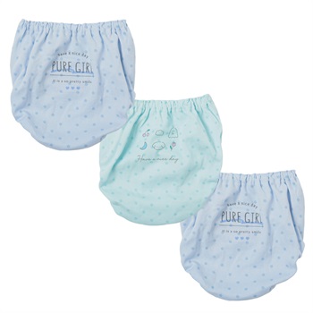 DRYらくがきロゴショーツ2枚組プラス１ キッズ 女の子(2枚+1枚-140cm)