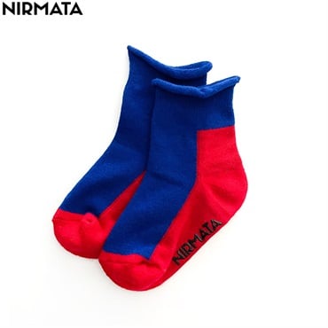 NIRMATA(ニルマータ) ２面切替トップロールショート丈ソックス 男の子 女の子 キッズ