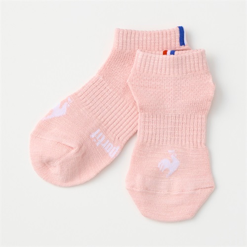 ルコック メッシュスニーカー丈ソックス 男の子 女の子 キッズ(ピンク-19-24cm)