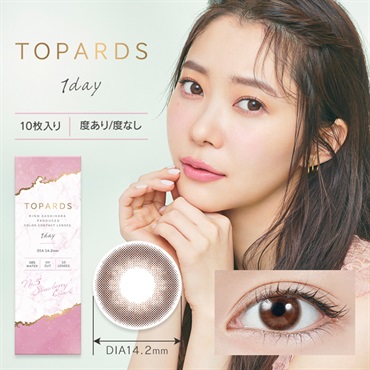 トパーズ  カラコン 指原莉乃プロデュース　ストロベリークォーツ  ワンデー