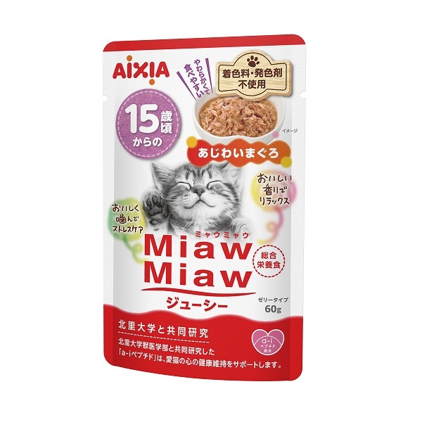 箱売り ミャウミャウmiaw miaw あじわいゼリー包み かつお54缶 楽天市場】【送料込・まとめ買い×18個セット】アイシア MiawMiaw