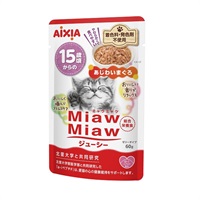 MiawMiaw ジューシー 15歳頃からの あじわいまぐろ ゼリータイプ 60g ミャウミャウ MiawMiaw アイシア(60g)