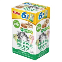 MiawMiaw ジューシー おさかなミックス 60g×6袋 ミャウミャウ アイシア(60g×6袋)
