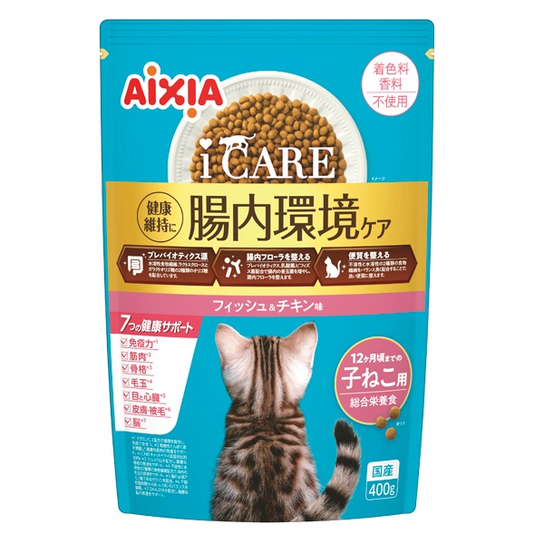 アイケア キャットドライ 成猫用 400g i CARE アイシア | イオン