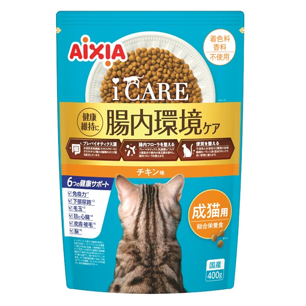 アイケア キャットドライ 成猫用 400g i CARE アイシア | イオン