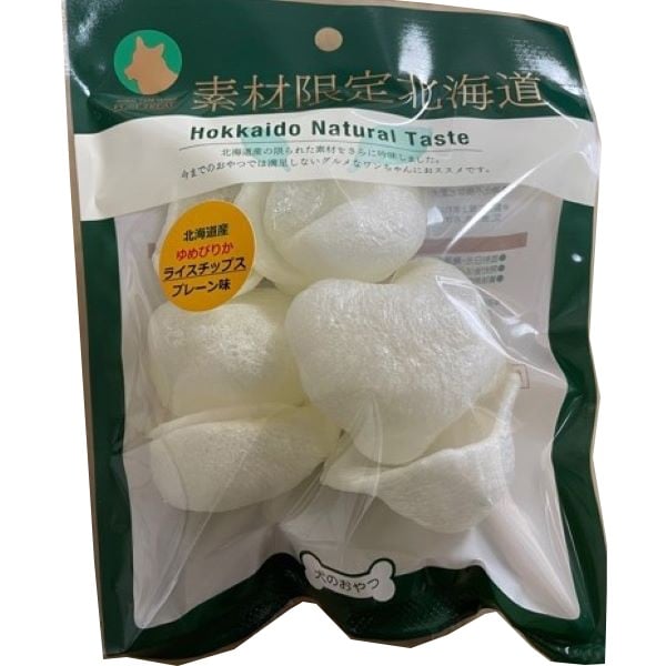 素材限定北海道 ゆめぴりか ライスチップ 15g チュチュドットコム(プレーン)