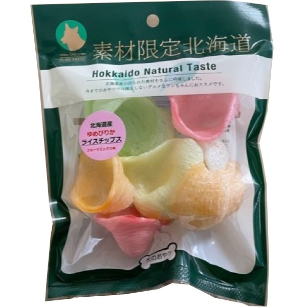 素材限定北海道 ゆめぴりか ライスチップ 15g チュチュドットコム(フルーツミックス)