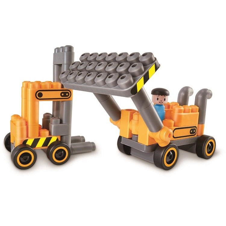 ポリエム ブルドーザーセット 4580160407940 ブロック 知育玩具