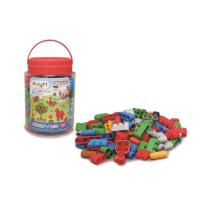 ポリエム　バラエティセット　128ピース 4580160417451  ブロック 知育玩具(4580160417451)