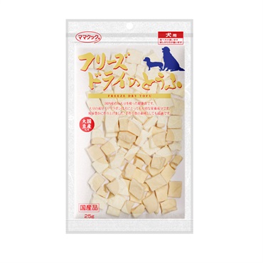 フリーズドライのとうふ 犬用 25g ママクック