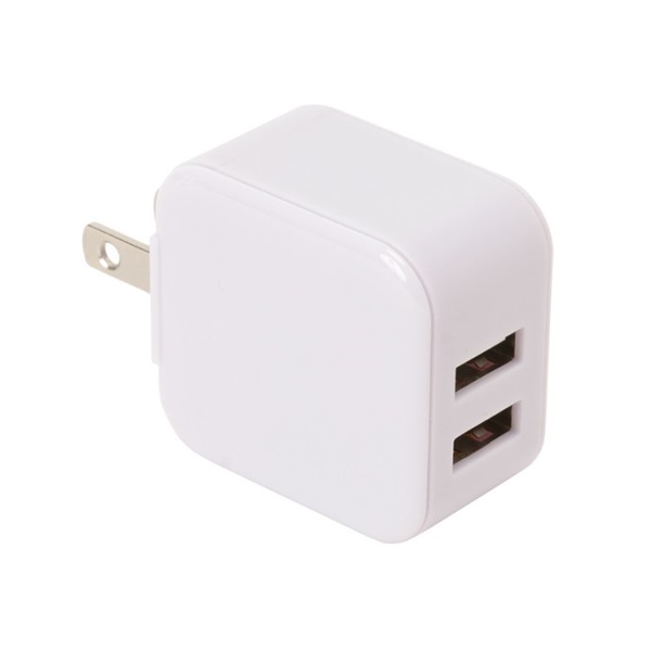 2ポート2.4A対応 スリムACアダプタ QL-029 QTJ | イオンスタイル