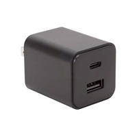 35W対応USB-A×Type-C ACチャージャー(ブラック)