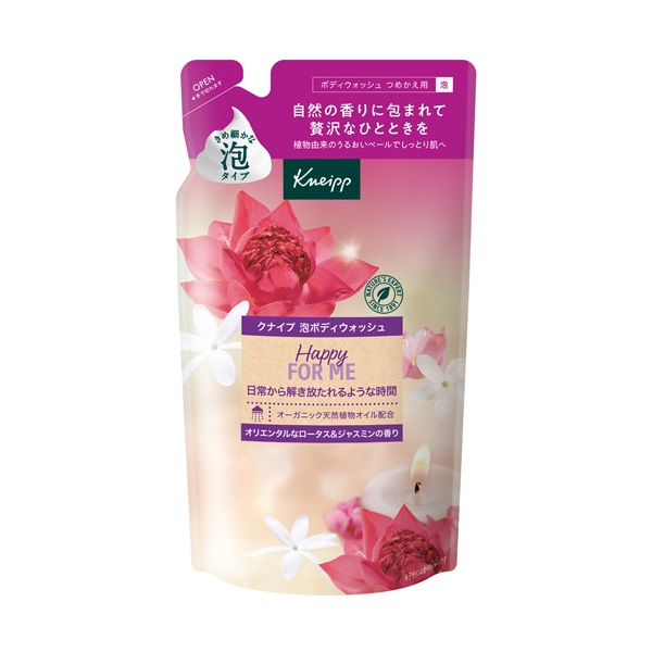 クナイプ 泡ボディウォッシュ 詰替 400g クナイプ Kneipp クナイプジャパン(ハッピーフォーミー ロータス&ジャスミンの香り)